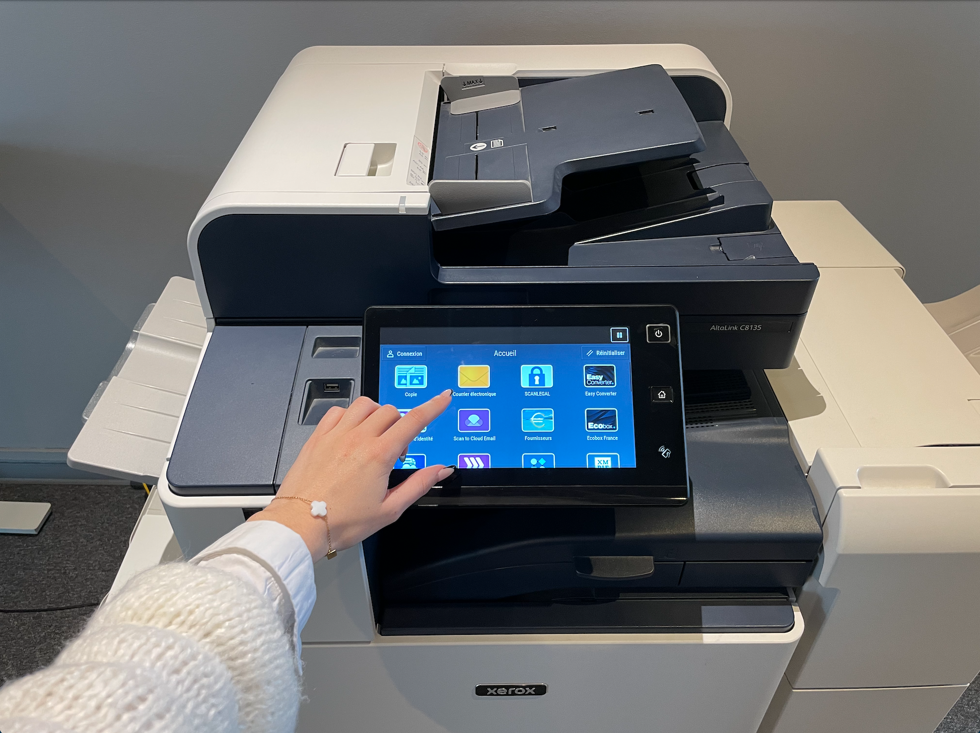 Numérisez vos documents Support Assist par Xerox